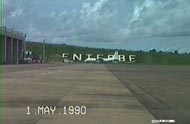 Abstellplatte Flughafen Entebbe